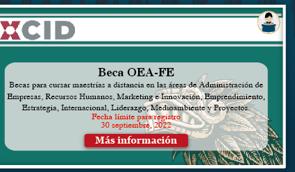 Convocatoria AMEXCID 2 - Becas OEA - FE, España
